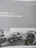 Renault Twizy Preisliste 15.7.2012