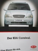 Kia Carnival Katalog Modelljahr 2003