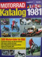 Motorrad Katalog 1981