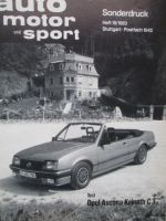 auto motor & sport 19/1983 Opel Ascona C Keinath C3