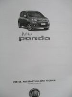 Fiat Panda new Preisliste 8/2018