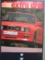 BMW extra drei M3 E30 Sonderdruck Tests