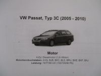 Reparaturleitfaden VW Passat Typ 3C 2005-2010 Motor