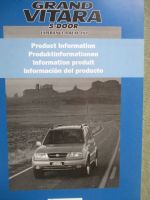 Suzuki Grand Vitara 5-Door Produktinformation 1998 mehrsprachig