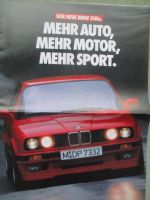 BMW 318is E30 Prospekt September 1989