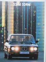 BMW 524d 524td E28 9/1987