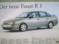 Abt Audi 80 +Audi 90 Prospektblatt+Passat B3 Typ35i