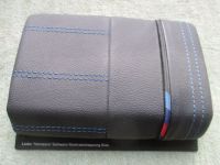 BMW 3er Reihe Leder Vernasca Schwarz/Kontraststeppung Blau