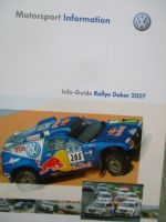 VW Motorsport Information Info Guide Rallye Dakar 2007