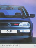 VW Golf III 1H1 GTi +16V Edition 3/1997 Schweiz Katalog
