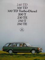 Mercedes Benz 240TD 300TD +Turbo Diesel +200T 230TE 250T 280TE 6/1980
