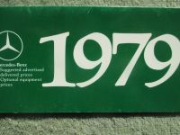 Mercedes Benz Pricelist 1979 USA