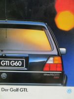 VW Golf II GTi G60 Typ19E August 1990