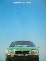 Citroen CX Diesel Katalog Deutsch September 1977