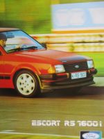 Ford Escort RS 1600i August 1982