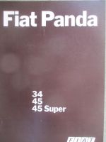 Fiat Panda 34 45CL +Super Katalog September 1984