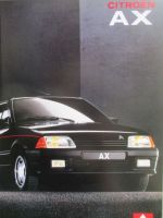 Citroen AX +Classic +Tecnic +GT TRE GD TRS 9/1990