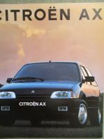 Citroen AX 11 TRX 14TZX TGD +AX Diesel +AX GT +AX GTi