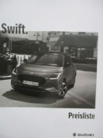 Suzuki Swift (YED) Preisliste 9/2024