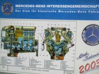 Mercedes Benz IG Kalender 2003 15x21cm