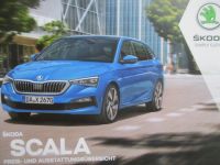 Skoda Scala Preis- und Ausstattungsübersicht Juni 2022