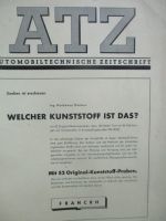 Automobiltechnische Zeitschrift Januar 1958