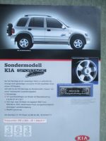 Kia Sportage Classic Prospektblatt 11/2000