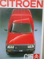 Citroen C15 Prospekt April 1989