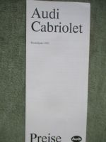 Audi Cabriolet (Typ89) Modelljahr 1993