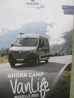 Ahorn Camp Vanlife Modelle 2022 Basis Renault Master
