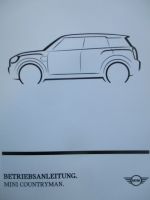 Mini Countryman F60 Bordbuch Februar 2022 NEU