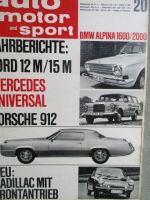 auto motor & sport 20/1966