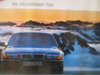 BMW 750i E38 Original Poster ca. 59x83cm Format