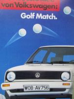 VW Golf II Typ19E Match März 1985
