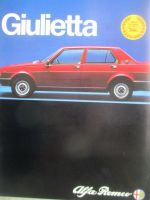 Alfa Romeo Giulietta Prospekt 1980