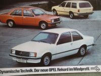 Opel Rekord E +Caravan Prospektblatt