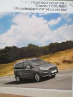 Ford Tourneo courier +Transit 8/2020 Uzupelniajaca instrukcja obslugi