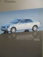 Cadillac CTS Pressemappe September 2001