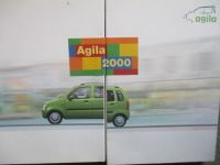 Opel Agila A Pressemappe 2000 NEU