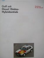VW Golf II Typ19E Diesel/Elektro-Hybridantrieb Dokumentation