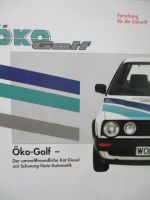 VW Golf II Typ19E Öko-Golf Dokumentation