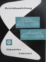 VW Käfer Limousine Cabriolet März 1960