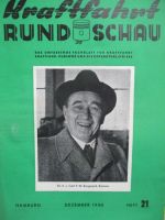 Kraftfahrt Rundschau Dezember 1950