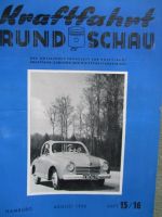 Kraftfahrt Rundschau August 1950