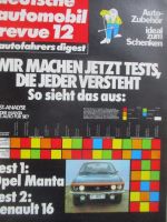 deutsche automobil revue 12/1970