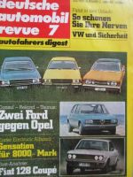 deutsche automobil revue 7/1972