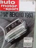 auto motor & sport 5/1963
