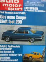 auto motor & sport 10/1969