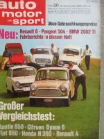 auto motor & sport 20/1968