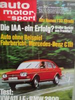 auto motor & sport 20/1969
